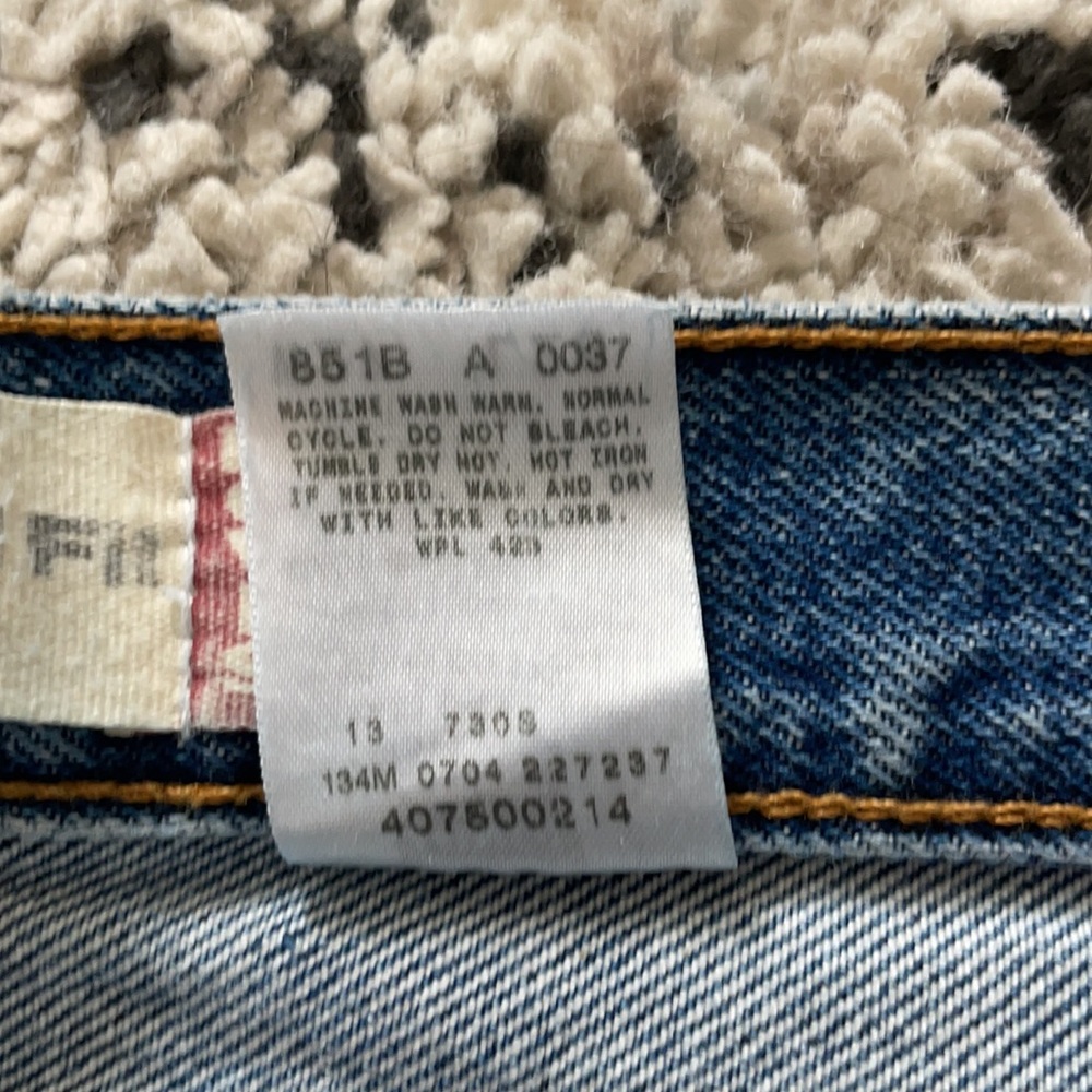 Levis blank red tab 550 size 27 VINTAGE - Picture 5 of 6